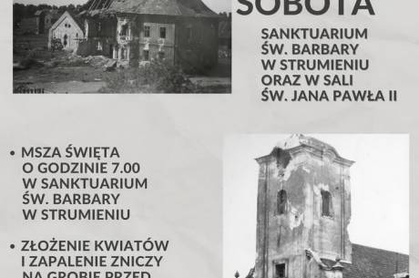 80. rocznica Tragedii na probostwie parafii św. Barbary w Strumieniu